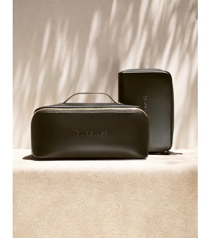 Vegan Leather Cosmetic Bag