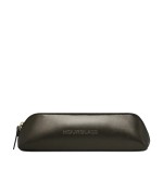 Vegan Leather Makeup Brush Bag